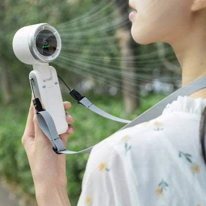 Compact and Powerful: 2024 Mini Handheld Turbo Fan - Perfect for Students and Outdoor Adventures!